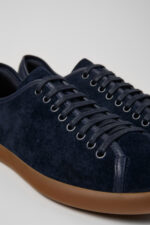 Pelotas Soller Blue Nubuck Leather Sneakers for Men.