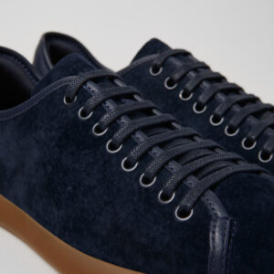 Pelotas Soller Blue Nubuck Leather Sneakers for Men.