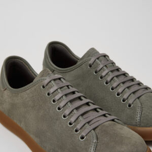 Pelotas Soller Gray Nubuck and Leather Sneakers for Men.