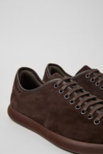 Pelotas Soller Brown Nubuck and Leather Sneakers for Men.