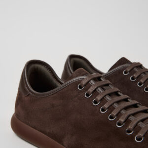 Pelotas Soller Brown Nubuck and Leather Sneakers for Men.
