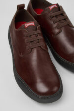 Peu Touring Brown Leather Shoes for Men.
