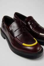 Twins Burgundy leather shoes for men