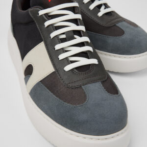 Runner K21 Multicolor Textile and Nubuck Sneakers for Men.