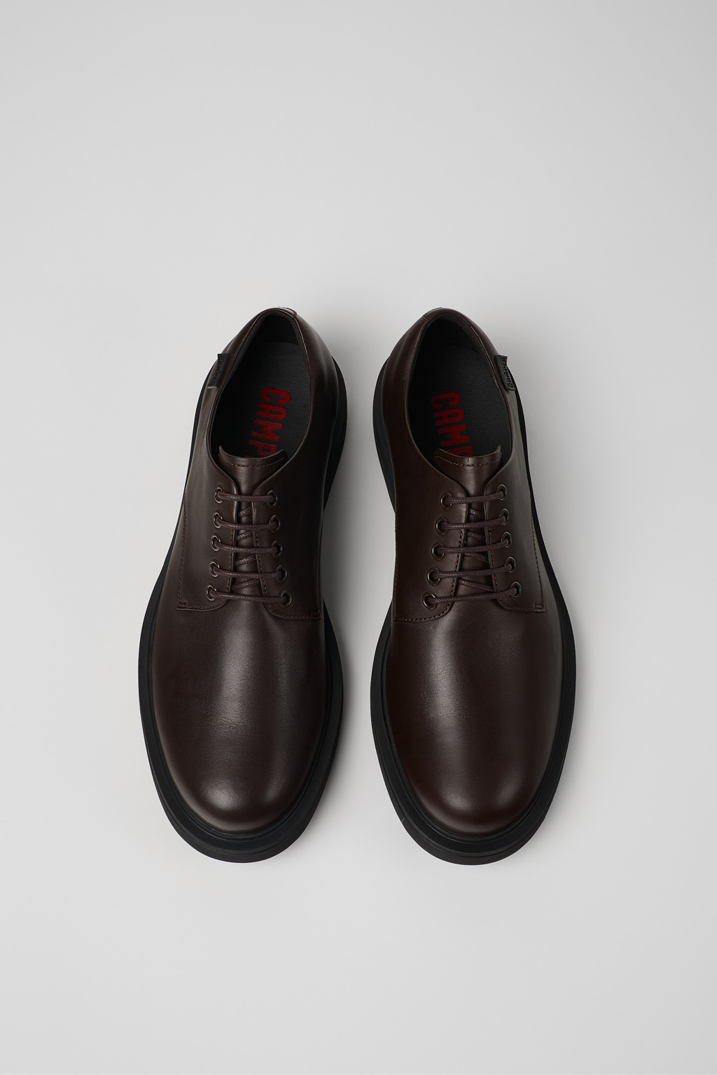 Norman Brown Leather Shoes for Men. - Image 4