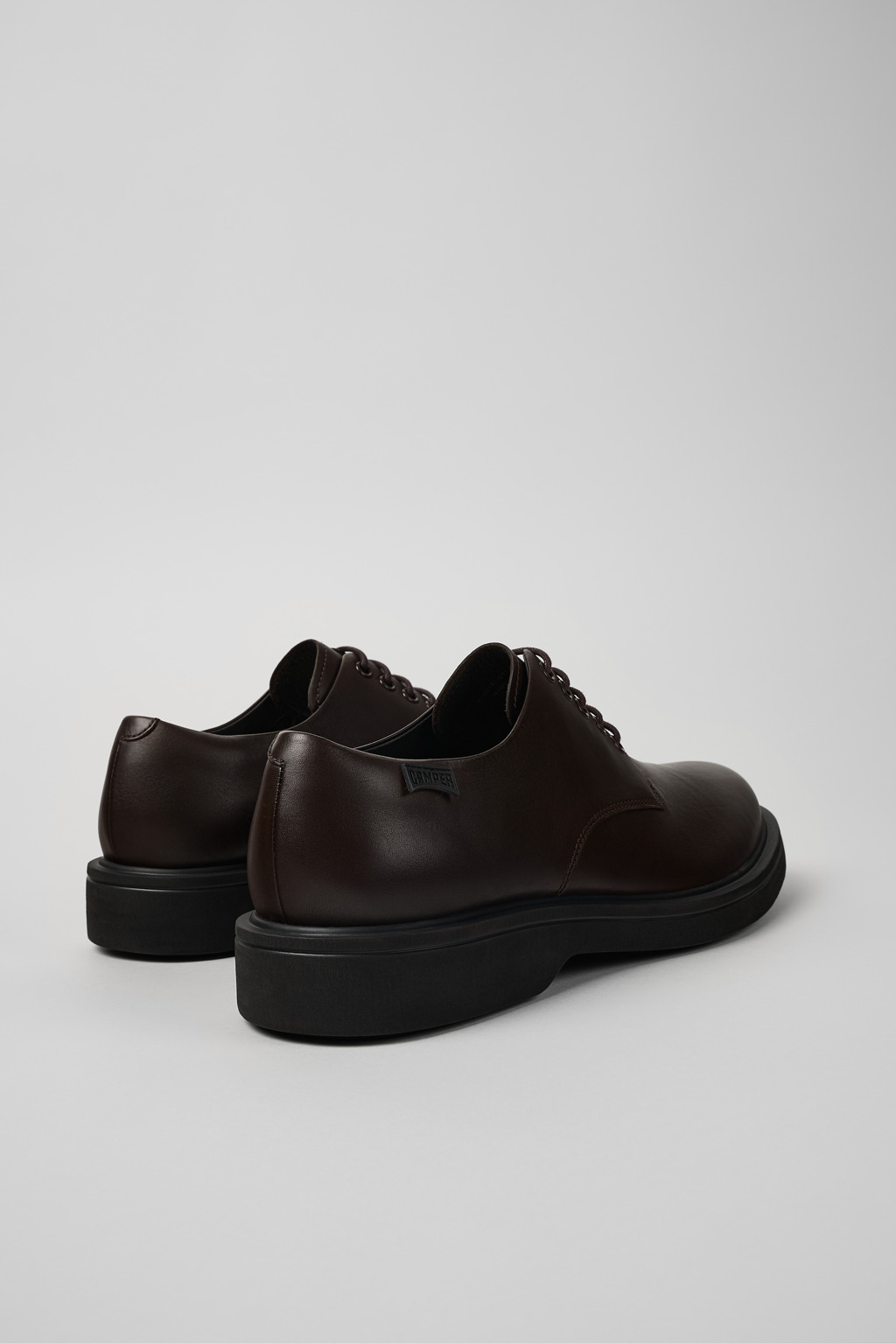 Norman Brown Leather Shoes for Men. - Image 3