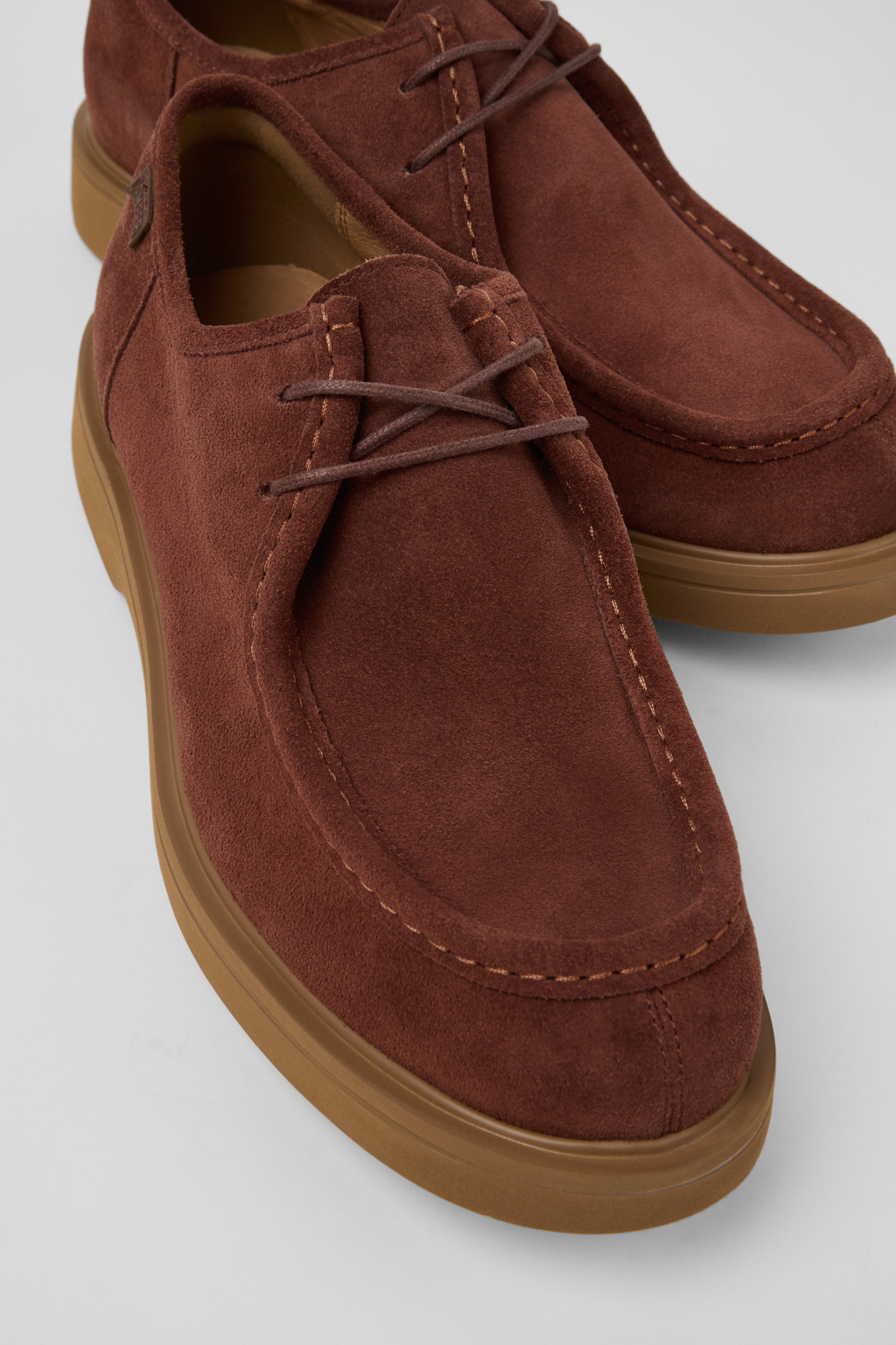 Norman Brown Suede Shoes for Men.