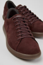 Pelotas Soller Burgundy Nubuck Sneakers for Men.