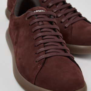 Pelotas Soller Burgundy Nubuck Sneakers for Men.