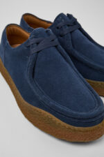 Peu Terreno Blue nubuck shoes for men