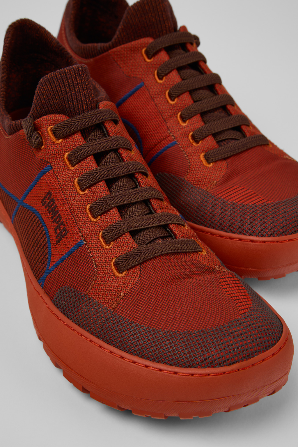 Peu Serra 360º Durable Burgundy Engineered Material Sneakers for Men