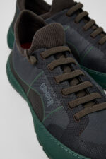 Peu Serra 360º Durable Gray Engineered Material Sneakers for Men