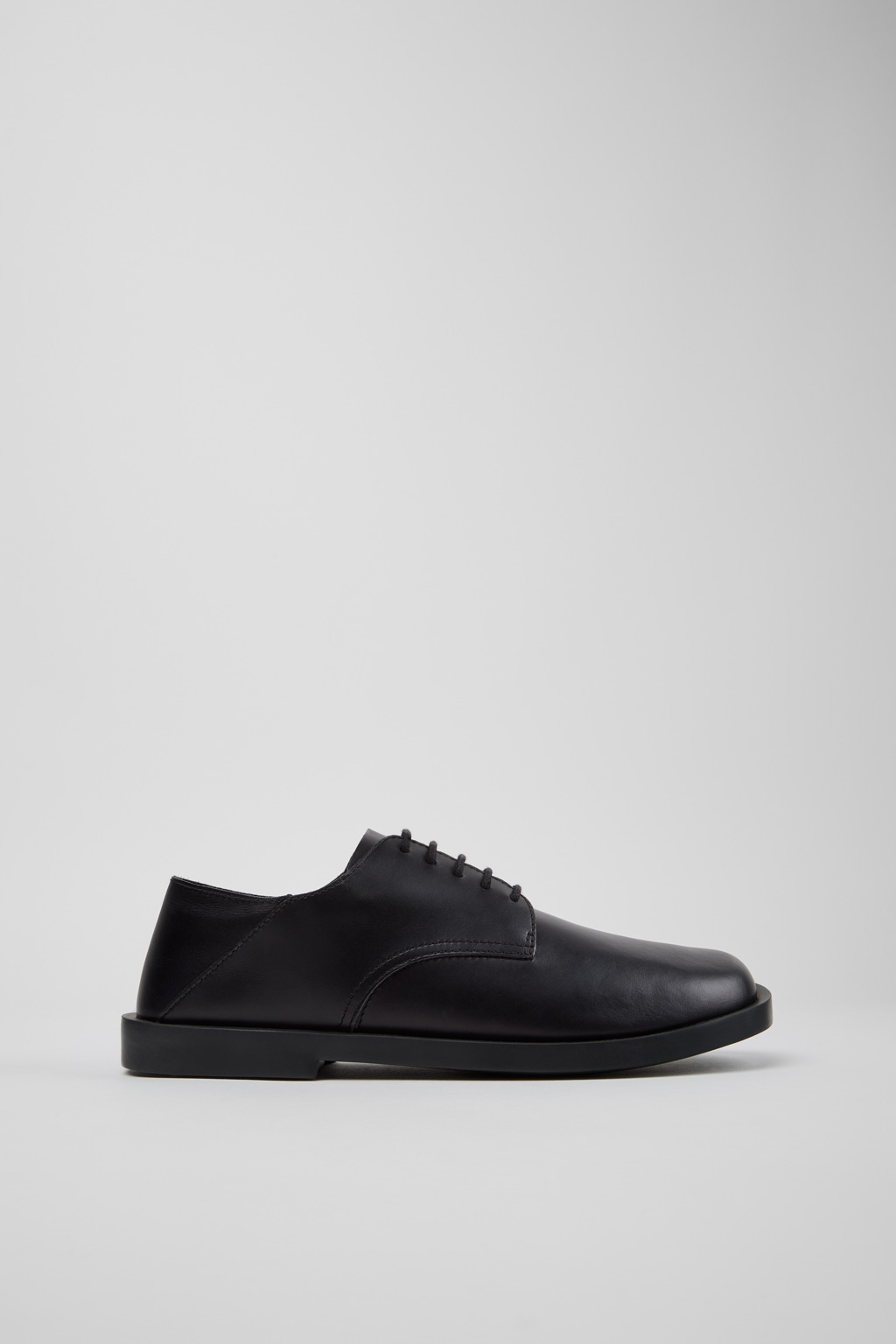 Don Black Leather Shoes for Men.