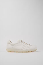 Pelotas White Leather Men's Shoes.