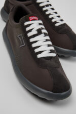 Pelotas XLF Gray Textile and Nubuck Leather Sneakers for Men.