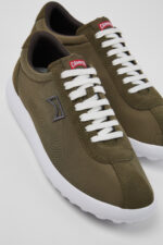 Pelotas XLF Green Textile and Nubuck Leather Sneakers for Men.