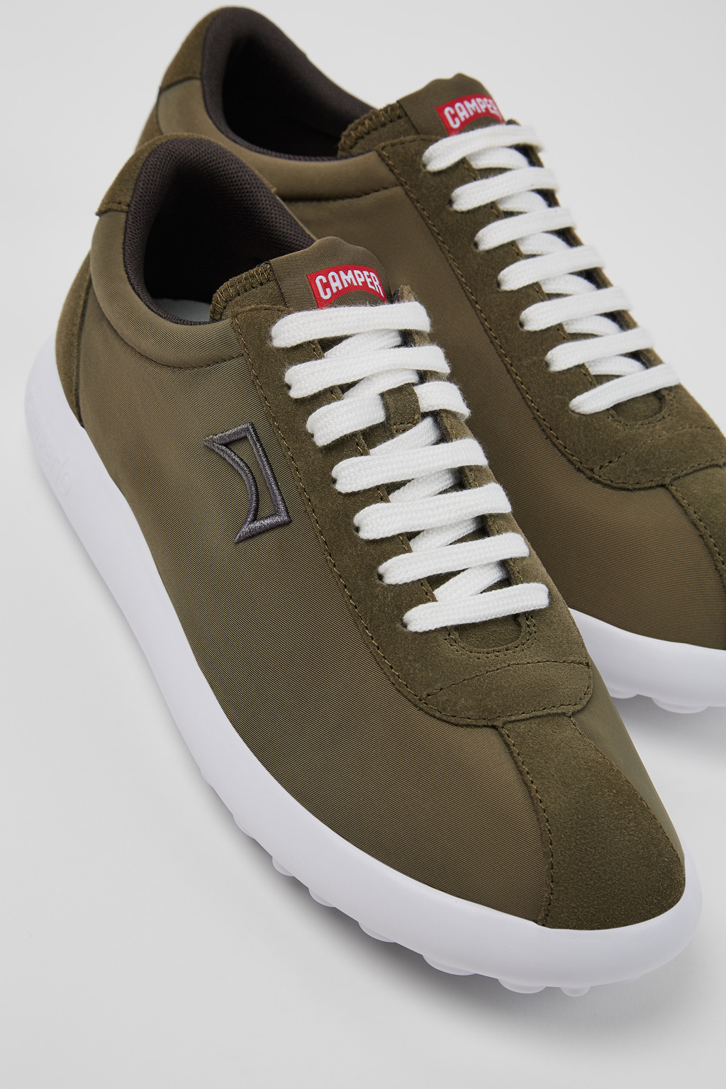 Pelotas XLF Green Textile and Nubuck Leather Sneakers for Men.