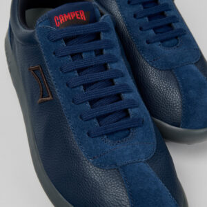 Pelotas XLF Blue Leather and Nubuck Sneakers for Men.
