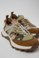 Twins Multicolor Recycled PET and Nubuck Men's Sneakers.