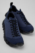 Camper x SUNNEI - PELOTISSIMA Blue and Black Textile Sneakers for Men.