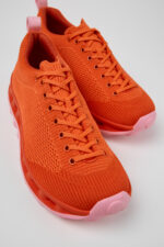 Camper x SUNNEI - PELOTISSIMA Pink, Orange and Red Textile Sneakers for Men.