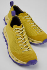 Camper x SUNNEI - PELOTISSIMA Yellow and Blue Textile Sneakers for Men.