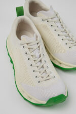Camper x SUNNEI - PELOTISSIMA White and Green Textile Sneakers for Men.