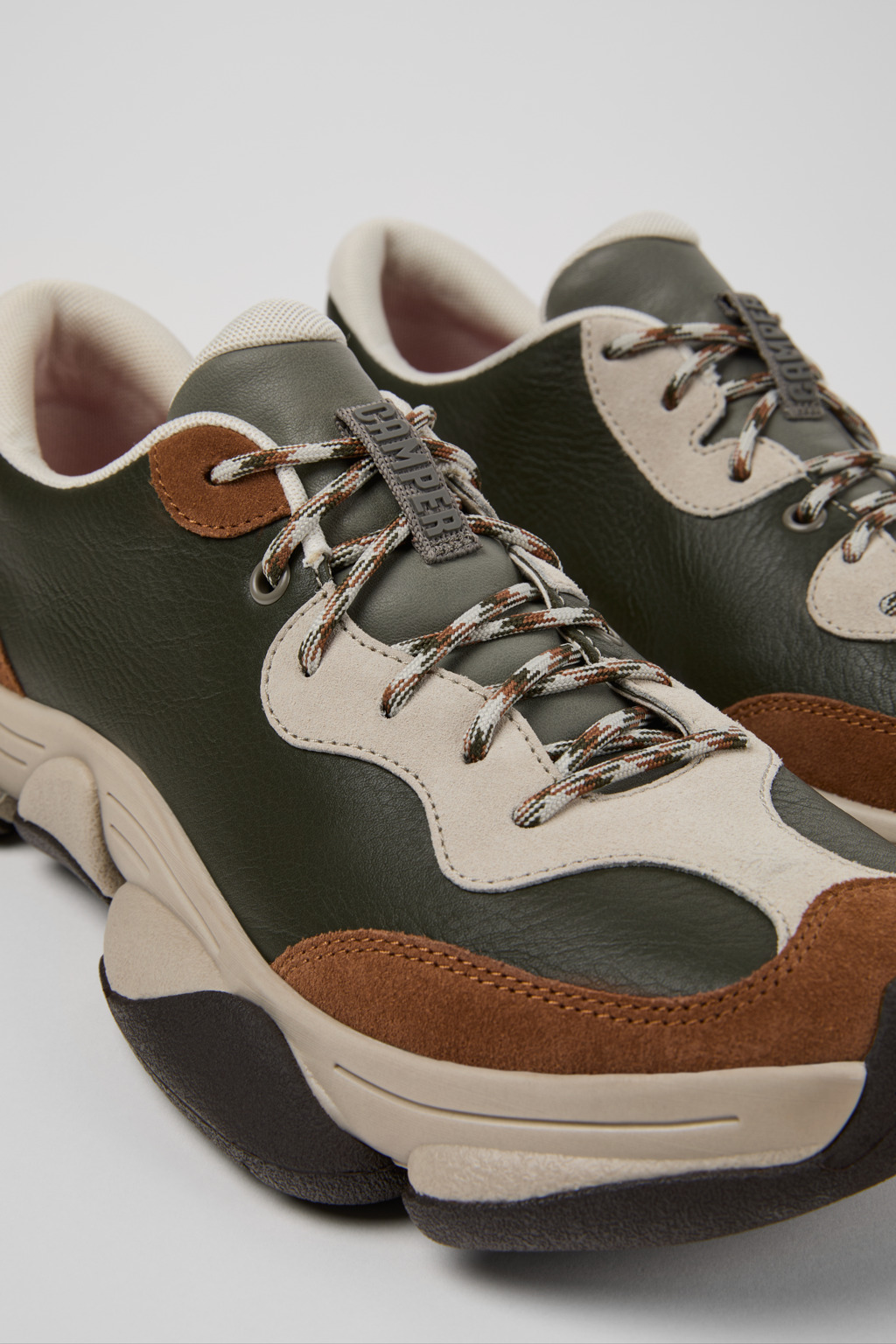 Karst 2 Multicolor Leather and Nubuck Sneakers for Men.