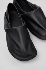 Camper x ISSEY MIYAKE - Peu Form Black Leather Shoes for Men.