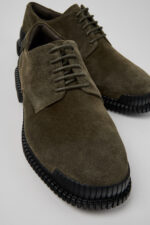 Pix Green Suede Shoes for Men.