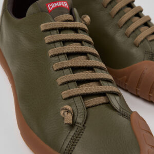 Peu Path+ Green Leather Shoes for Men.