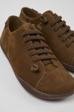 Peu Brown nubuck shoes for women