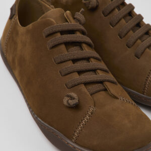 Peu Brown nubuck shoes for women