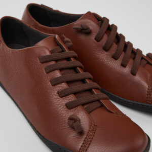 Peu Red Leather Shoes for Women