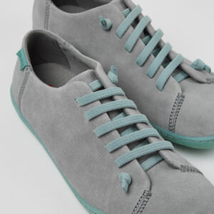 Peu Gray Nubuck Shoes for Women.