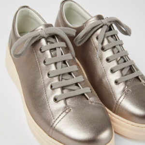 Runner Up Metallic beige metallic sneaker for women