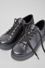 Runner Up Grey metallic sneaker for women