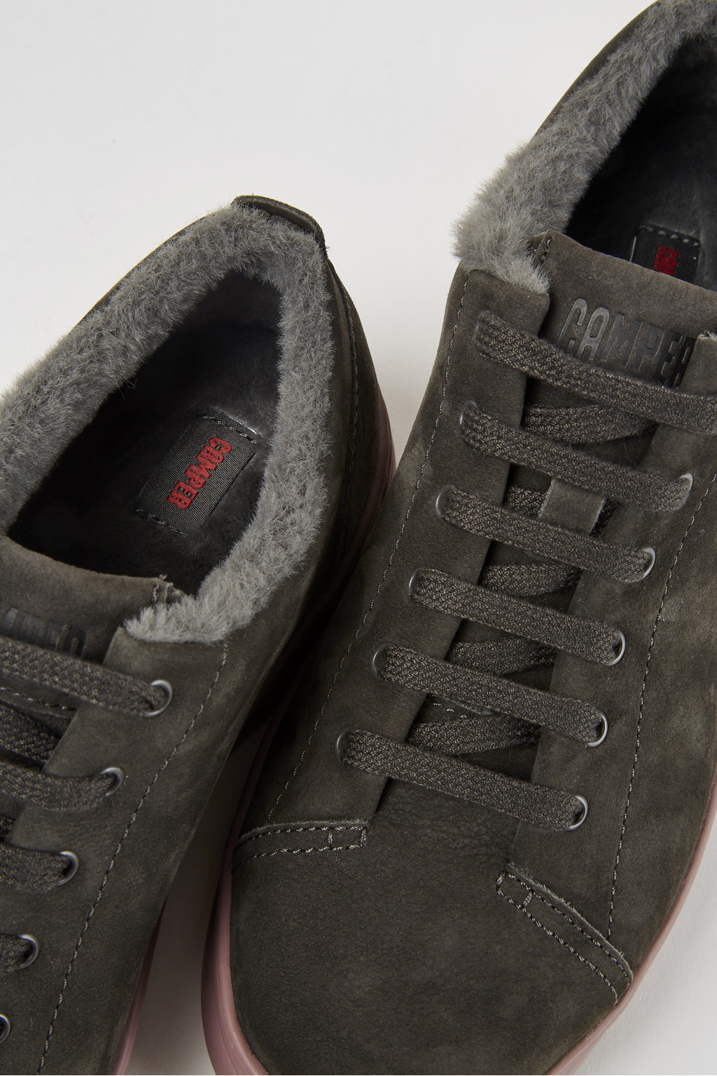 Runner Up Dark grey nubuck sneakers