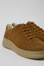 Runner Up Brown nubuck sneakers for women