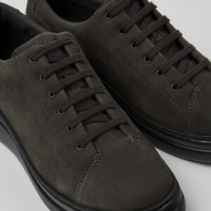 Runner Up Gray nubuck sneakers for women
