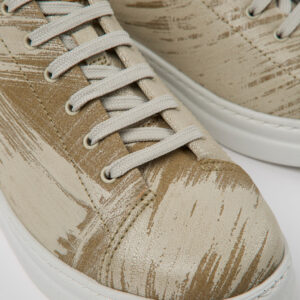Runner Up Multicolored recycled leather sneakers for women