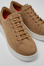 Runner Up Brown Nubuck Sneaker for Women