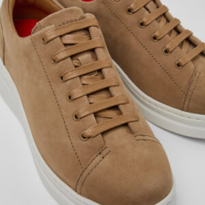 Runner Up Brown Nubuck Sneaker for Women