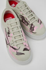 Twins Multicolor Recycled Leather Sneakers for Women.