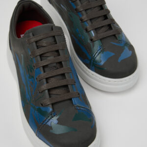 Twins Multicolor Recycled Leather Sneakers for Women.