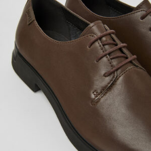 Iman Dark brown leather shoes for women
