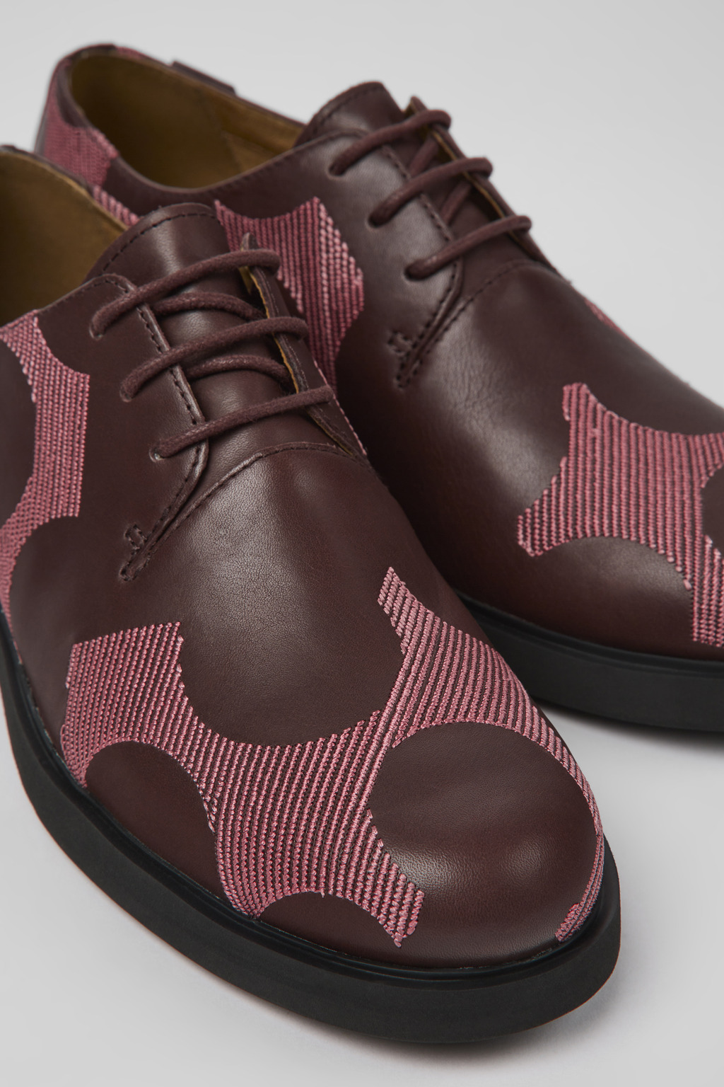 Twins Multicolored leather shoes for women
