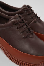 Pix Red and brown shoes for women