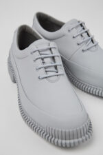 Pix Gray Leather Shoe for Women