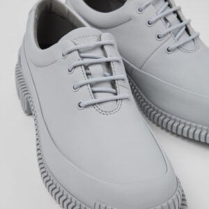 Pix Gray Leather Shoe for Women
